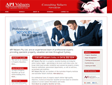 Tablet Screenshot of apivaluers.com